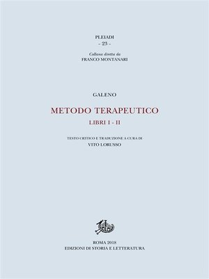 cover image of Metodo terapeutico